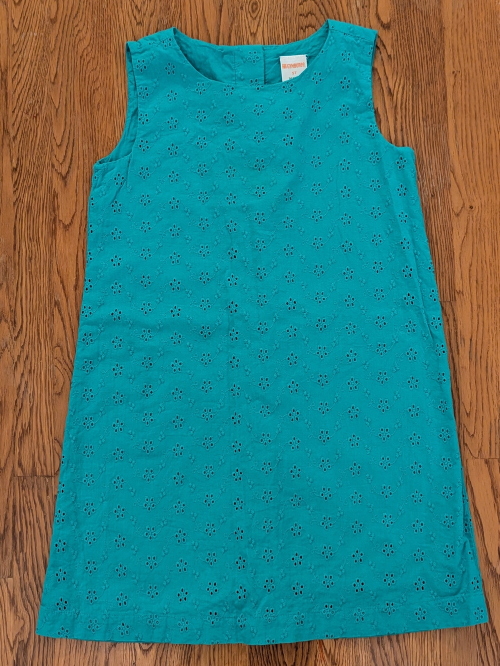 Gymboree Toddler Girls Aqua Eyeless Sleeveless Dress